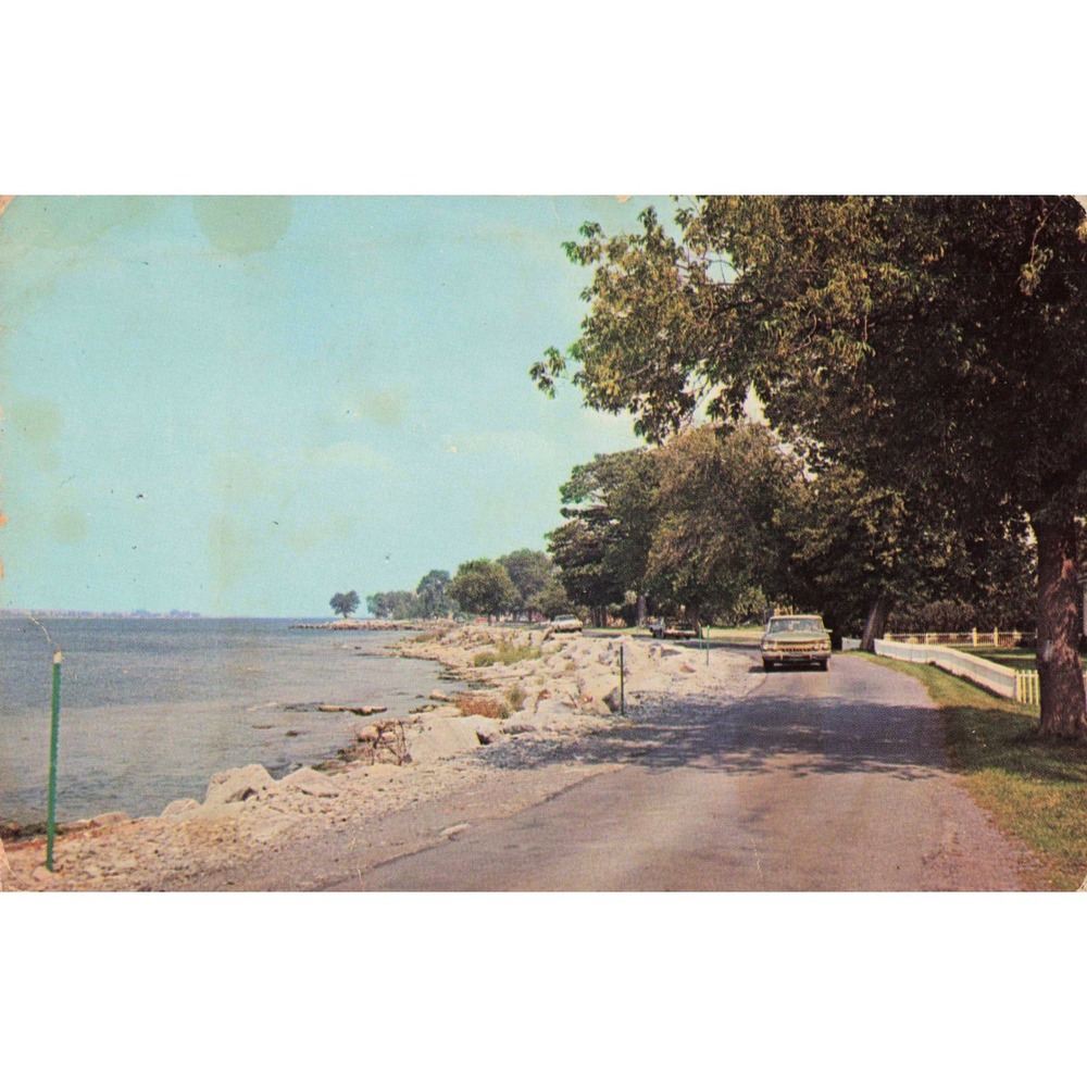 Tibbetts Point Road St Lawrence River Cape Vincent NY Vintage Chrome Postcard - Picture 1 of 2